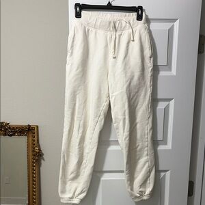 Cozy Cream Jogger Pants